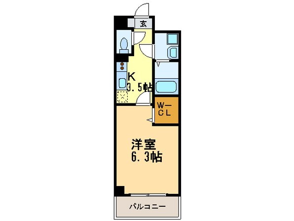 エリジオンの物件間取画像